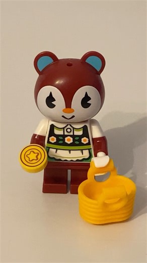 #Lego Animal Crossing Poppy Minifigure. #animalcrossing #nintendo #legominifigures
