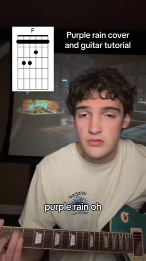 Mason Engler on Instagram: "Purple rain cover and guitar tutorial with chords #music #singing #guitar #musictutorial #songcover"