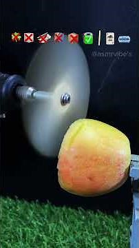 Rotary Tool vs. Apple: The Ultimate Polish Test 🍏✨ #satisfying #tools #asmr