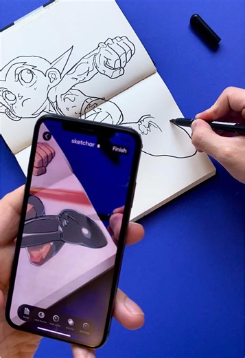 Sketchar app on Meta Quest, iOS, and Android ✨ #art #draw #sketchar #ar #astroboy