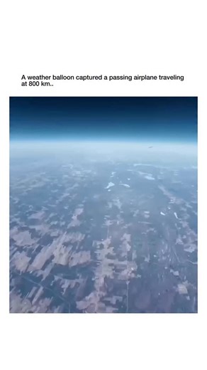 Yourr | For a brief moment, science and speed crossed paths in the sky. A weather balloon drifting quietly through the upper atmosphere happened to... | Instagram