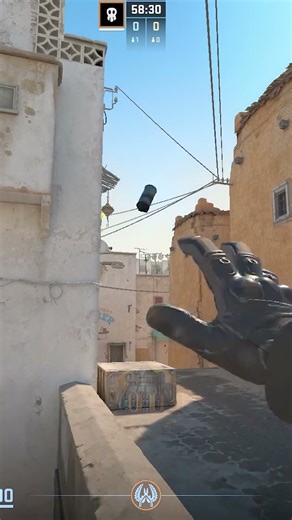 Dust 2 Top Mid Smoke #cs2 #csgo #cs2lineups #counterstrike