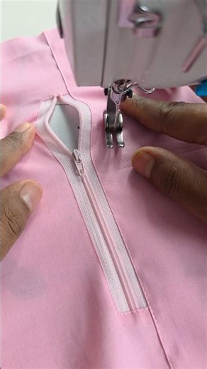 Easy zipper sewing method zippers #sewing