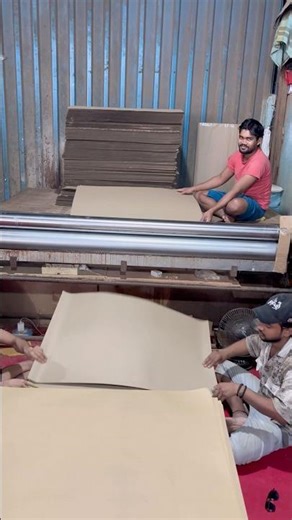 Making Cardboard Boxes #shorts