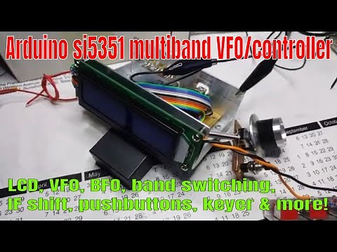 Multiband VFO with Arduino and si5351
