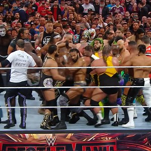 5.1M views · 58K reactions | What happens when you add a Monster Among Men to a WrestleMania Battle Royal?! | WWE | Facebook