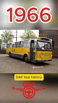 DAF bus evolution 🔥 (1930-2026) 🚍| +90 years of dutch innovation #shorts #bus #history