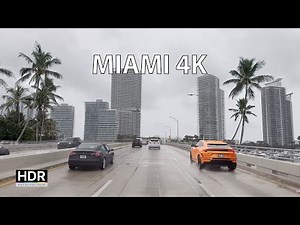 Miami 4K - Rainy Billionaire Coast - Florida's #1 Road Trip