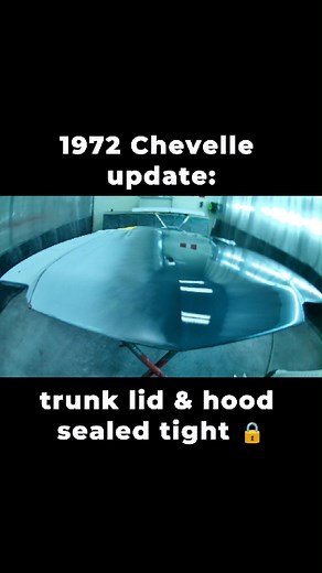 1972 Chevelle restoration update: trunk lid and hood sealed for that flawless finish. Every step brings this classic muscle car closer to perfection. Built with passion, sealed with precision. ✨ #jyrodsandcustoms #1972chevelle #ClassicChevy #MuscleCarRestoration #GarageGoals #BuildUpdate #SealedStrong #RestorationLife #ChevellePower #CustomCrafted #LegendInProgress #classiccar #musclecar | JY Rods & Customs, LLC. | Facebook