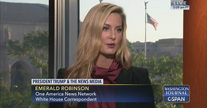 Emerald Robinson on Covering the Trump White House