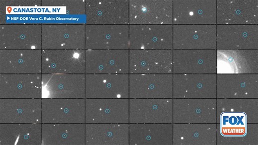 THOUSANDS OF ASTEROIDS: The Vera C. Rubin observatory has discovered more than 2,000 asteroids never-before-seen in our solar system. Every year, about 20,000 asteroids are discovered in total by all space and ground observatories. Rubin made these discoveries in about 10 hours. | FOX Weather