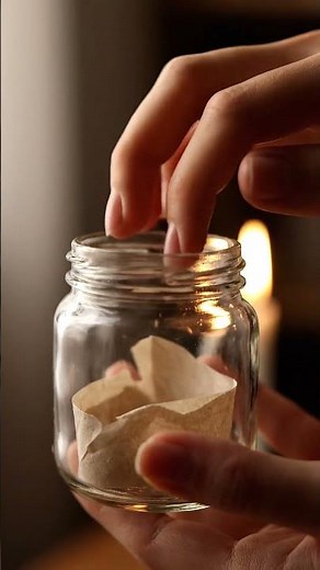 Mesmerizing ASMR: Paper Rustling in a Jar