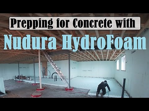 Vlog 13 - Nudura HydroFoam - Prepping Floors for Concrete