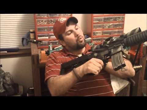 How to safely load and unload a semi-automatic rifle