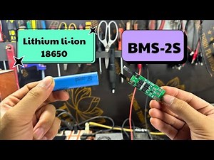 How to Build a 2S 7.4V Li-ion Battery with BMS | Step-by-Step Tutorial