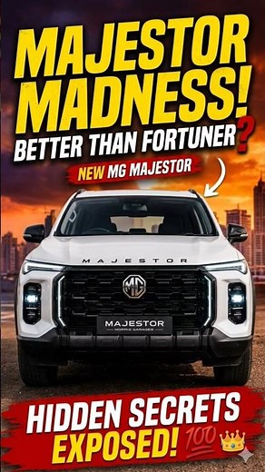 The New MG Majestor is Absolute Madness! 🤯 #mgmajestor #mgmotorindia #majestor #suvreview #mgindia