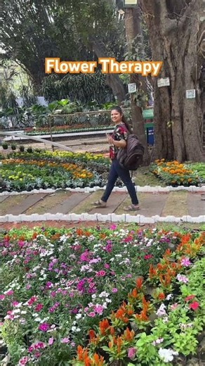 Visiting a Flower Garden 🌸 | Aesthetic Nature Vlog