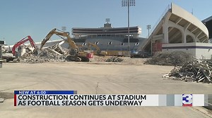 Simmons Bank Liberty Stadium still under construction days before Tigers' season opener