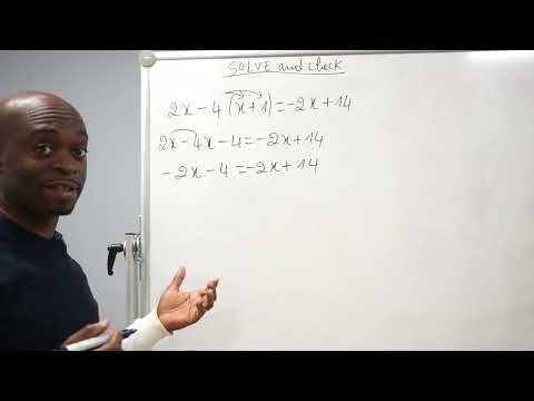 Solve Equations By Removing Parentheses: No Solutions Case