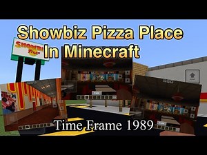 Showbiz Pizza Place In Minecraft Time Frame 1989