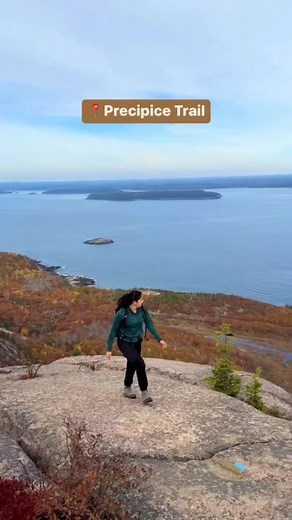 Parks Project on Instagram: "This hike is not for the faint of heart! The Precipice Loop is the steepest hike in Acadia National Park, containing ladders, rungs, and narrow cliffside exposure ⚠️ The hike is 3.2 miles roundtrip with some rock scrambling involved as well as the before mentioned ladders and rungs. Be sure to take the Orange and Black trail or Park Loop road back. Note, the National Park Service does not recommend this hike for small children, for people with a fear of heights, or f