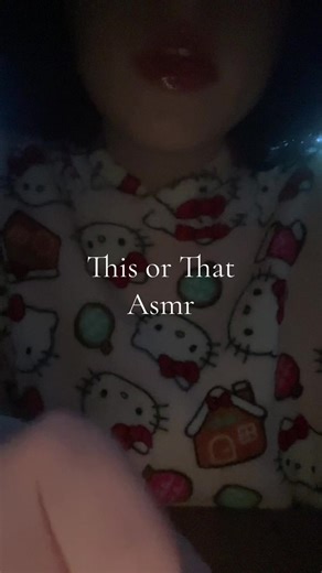 This was fun to make ☺️ It was also requested! And 1000 followers?? I could not believe i hit that goal! maybe i’ll start live streaming.. #asmr #thisorthat #fyp #asmrvideo
