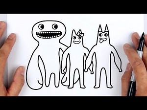 HOW TO DRAW GARTEN OF BANBAN all characters - Easy Drawing