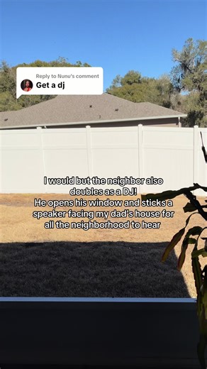 Replying to @Nunu I think next time we’ll just invite our entire family over to dance to the neighbor’s music. The police literally don’t come whenever my dad calls about anything the neighbor does. They’ve been on the neighbors side for the past 3 years for God knows why. This man is just bothering all the elderly people in this neighborhood and no one seems to care. #hernandocounty #ridgemanor #hernandocountyflorida #crazyneighbor