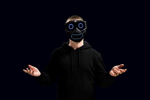 LED Mask With 40  Animations & Emotions, Bluetooth-controlled, Customizable (qudi Mask 1) - Etsy