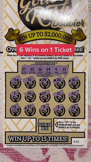 6 wins on one florida lottery gold rush doubler scratch off ticket #grandmascratcher #winninglotterytickets #winningscratchoff #lotterywinner #floridalotteryscratchofftickets #lotteryticketwinner #scratchticket #lotteryscratchers #floridalottery #fyp #winninglotteryticket #goldrush