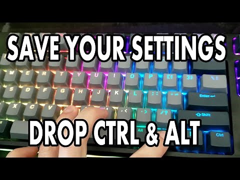 DROP Ctrl & Alt | Save RGB settings after unplugging! (EEPROM PERSISTENT MEMORY)