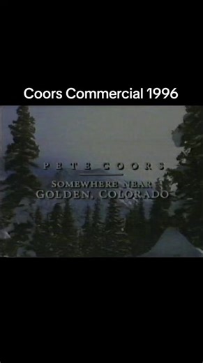 #coors #90sthrowbacks #90sthrowback #1990snostalgia #90scommercial #90snostalgia #90commercials #90commercial #90scommercials #1996❤️ #1996 #1990s #1990saesthetic #1990saesthetics #nostalgia #nostalgiacore