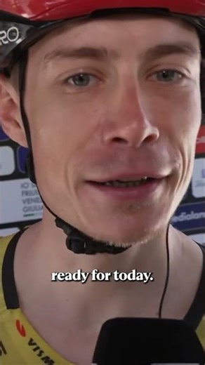 Not quite a rest day for Jonas Vingegaard! 👀