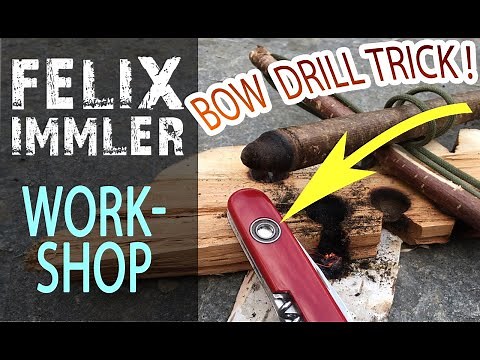 The ultimate Swiss Army Knife BOW DRILL TRICK !! / Victorinox custom & maintenance (18/20)