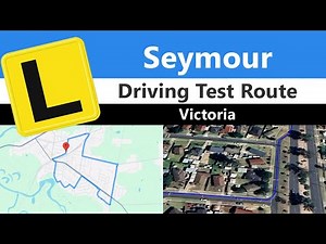 Seymour Driving Test Route, VIC - Sample Practice Route