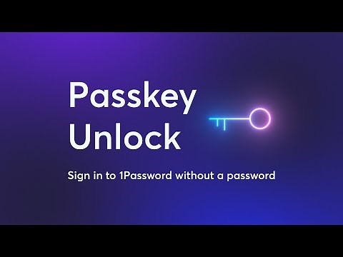 Coming soon: passkey unlock for 1Password