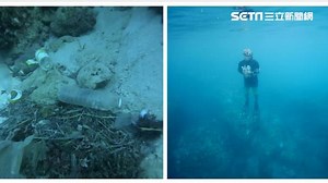 獨／墾丁浮潛…驚見台灣「寶特瓶海」