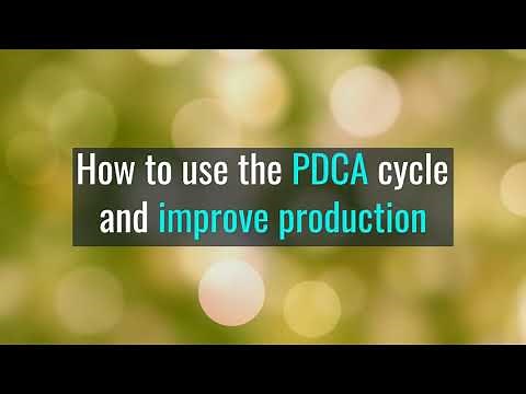 How to use the PDCA cycle and improve production