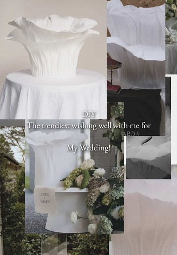 DIY Flowy Luxe Wishing Well for Your Wedding