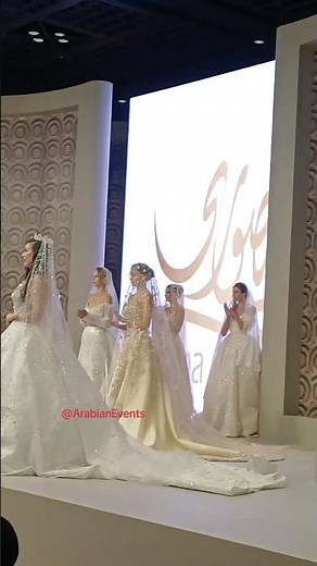 V15 - THE GULF BRIDE SHOW DUBAI 2025 Gulf Bride Show - The Biggest Wedding Fashion Show #ytshorts...