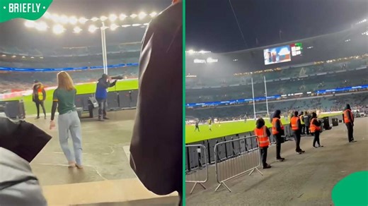 "Women in male fields": Behind the scenes of Boks game pitch invasion amuses SA