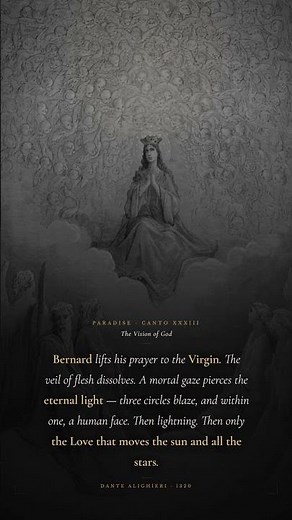 Paradise, Canto XXXIII · The Vision of God — Divine Comedy