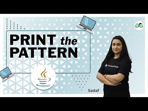Print the Pattern | School Practice Problems | Sadaf Khan