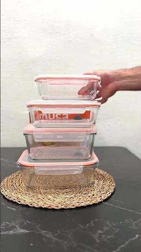 Deep Organization ASMR: Filling the IMUSA 10-Piece Glass Container Set for Perfect Pantry Storage