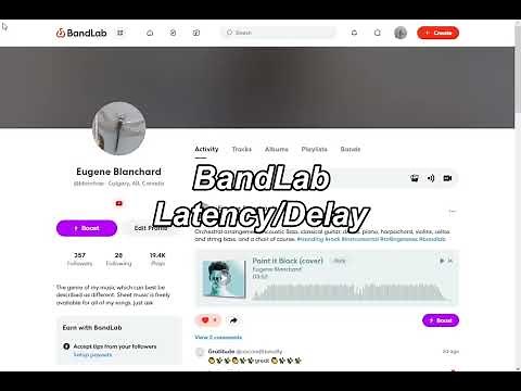 Bandlab Online Editor Latency / Delay - Tool to Help