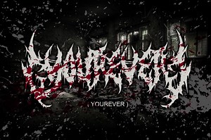 YOUREVER ( BRUTAL DEATH METAL FONT ), a Blackletter Font by fluffyartstudio