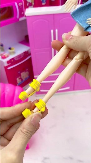 Satisfying With Unboxing Barbie Pink House Toys, ASMR Video #shots