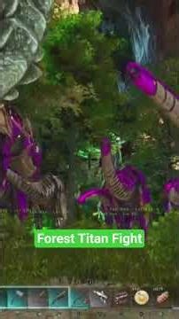 Ark Survival Ascended - Extinction - Forest Titan Fight #arksurvivalascended