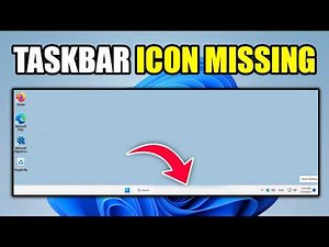 How to fix taskbar icons missing on windows 11