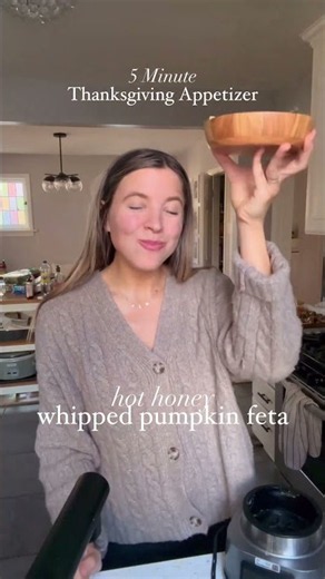 Hot Honey Whipped Pumpkin Feta 🍯